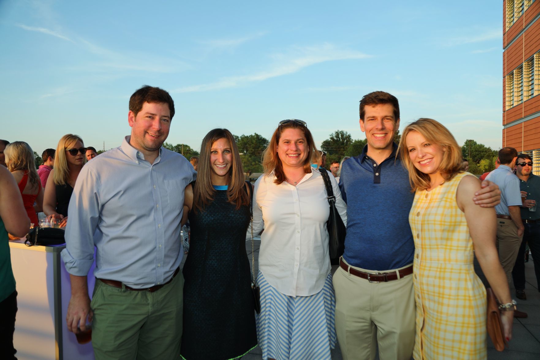 Rush James, Jennifer Brodsky, Ashley Williams, Daniel and Liz Moisio